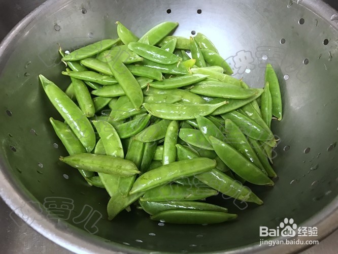 甜豆炒四川辣香肠