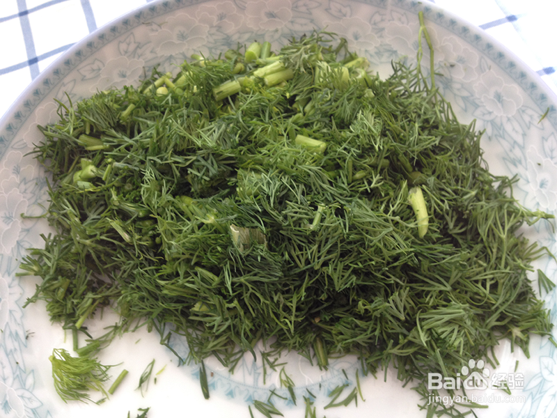 小茴香煎鸡蛋饼的做法