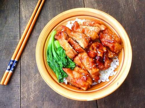 日式照烧鸡排饭