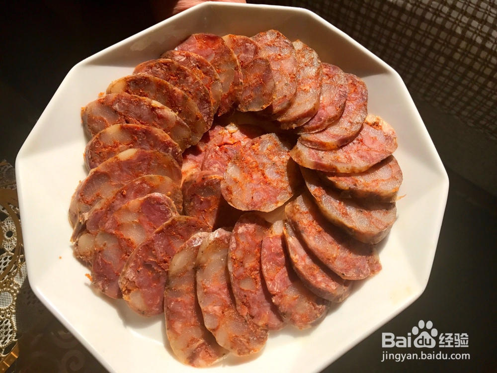 美味可口的香肠