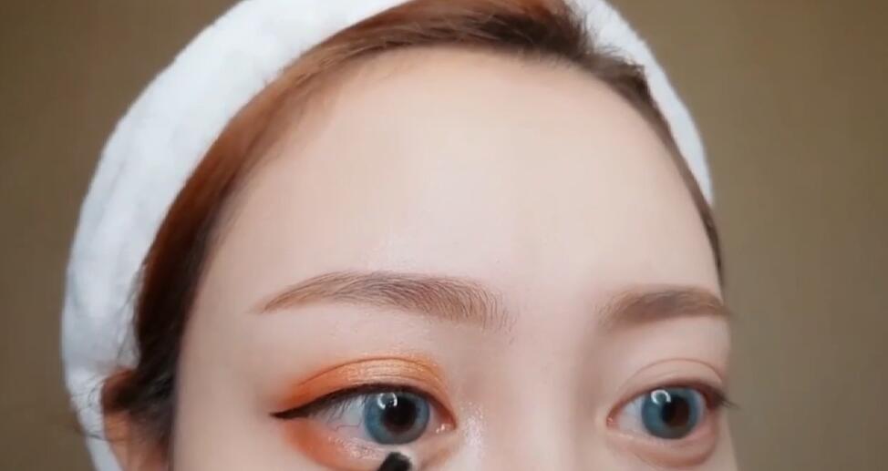 如何画好橘色系眼妆？