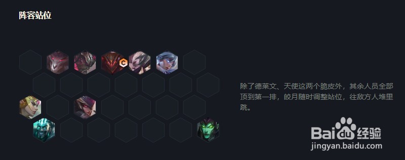 云顶天使怎么配阵容