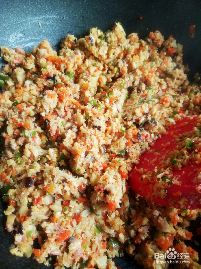 不输饭店的双菇火腿春笋青团版