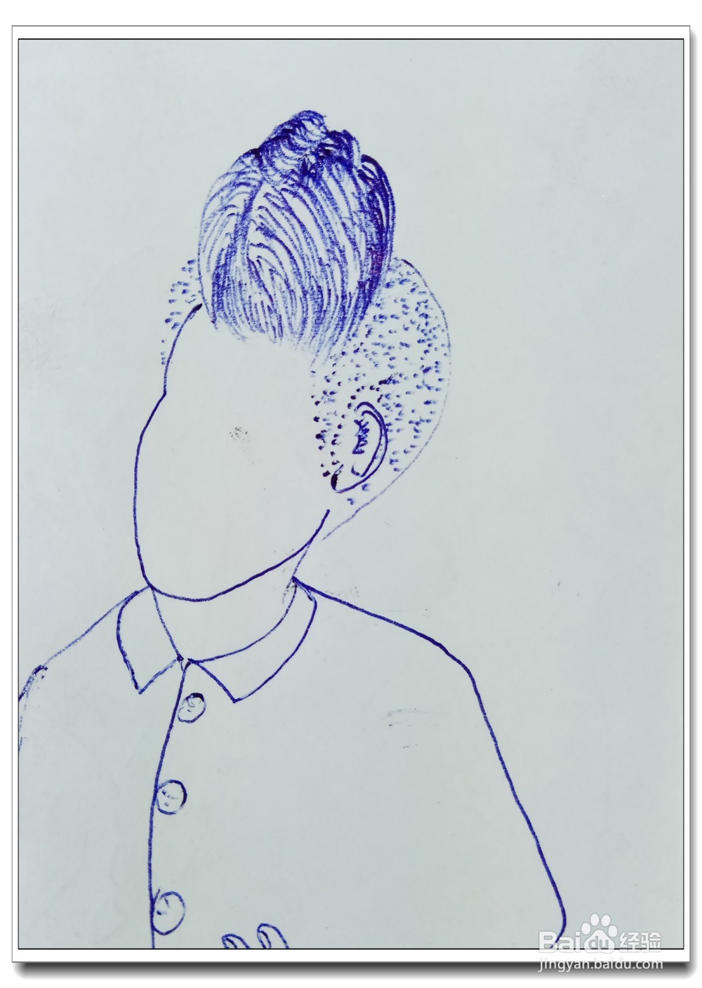 怎样画简笔画“发型展示”？