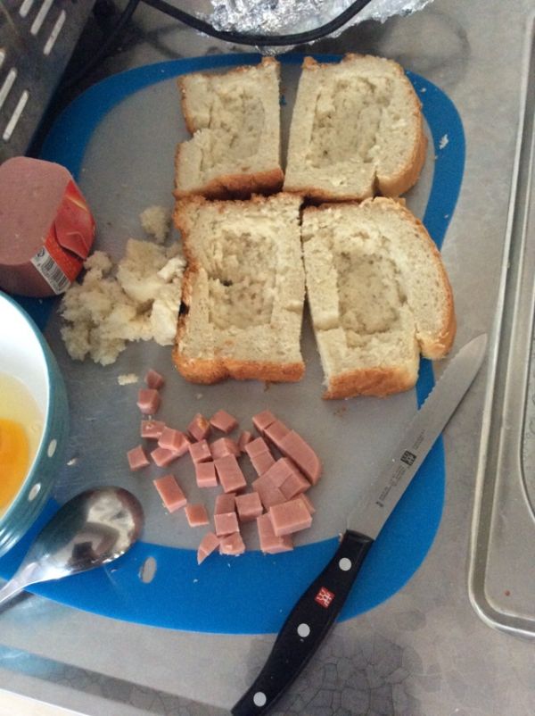 芝士鸡蛋火腿吐司