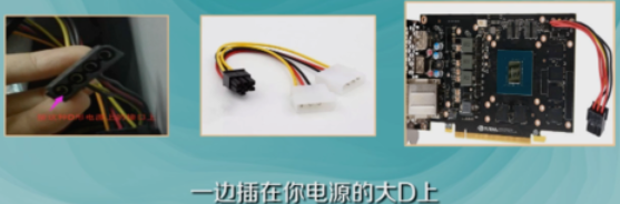 1060显卡电源线怎么接