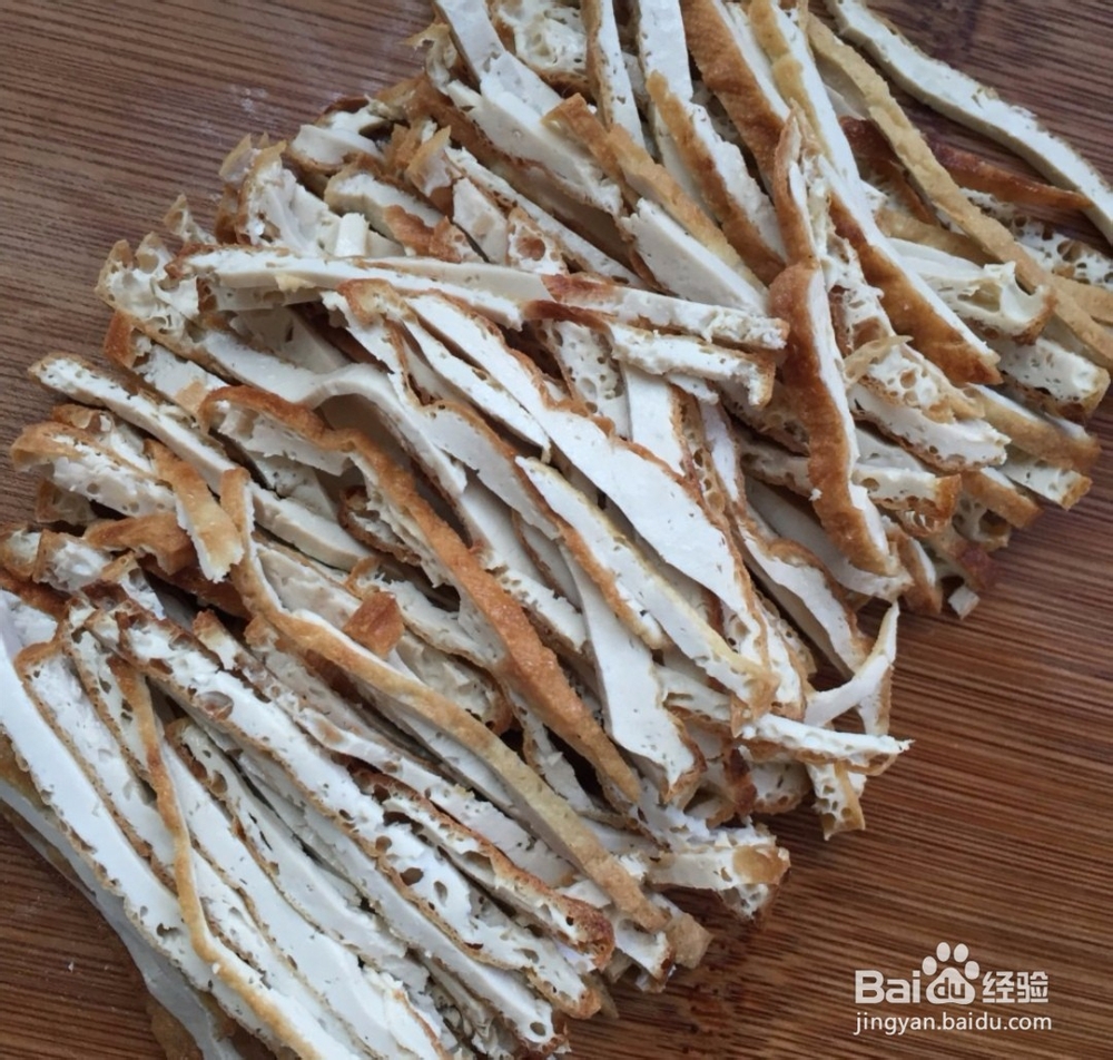 油豆腐丝拌西芹