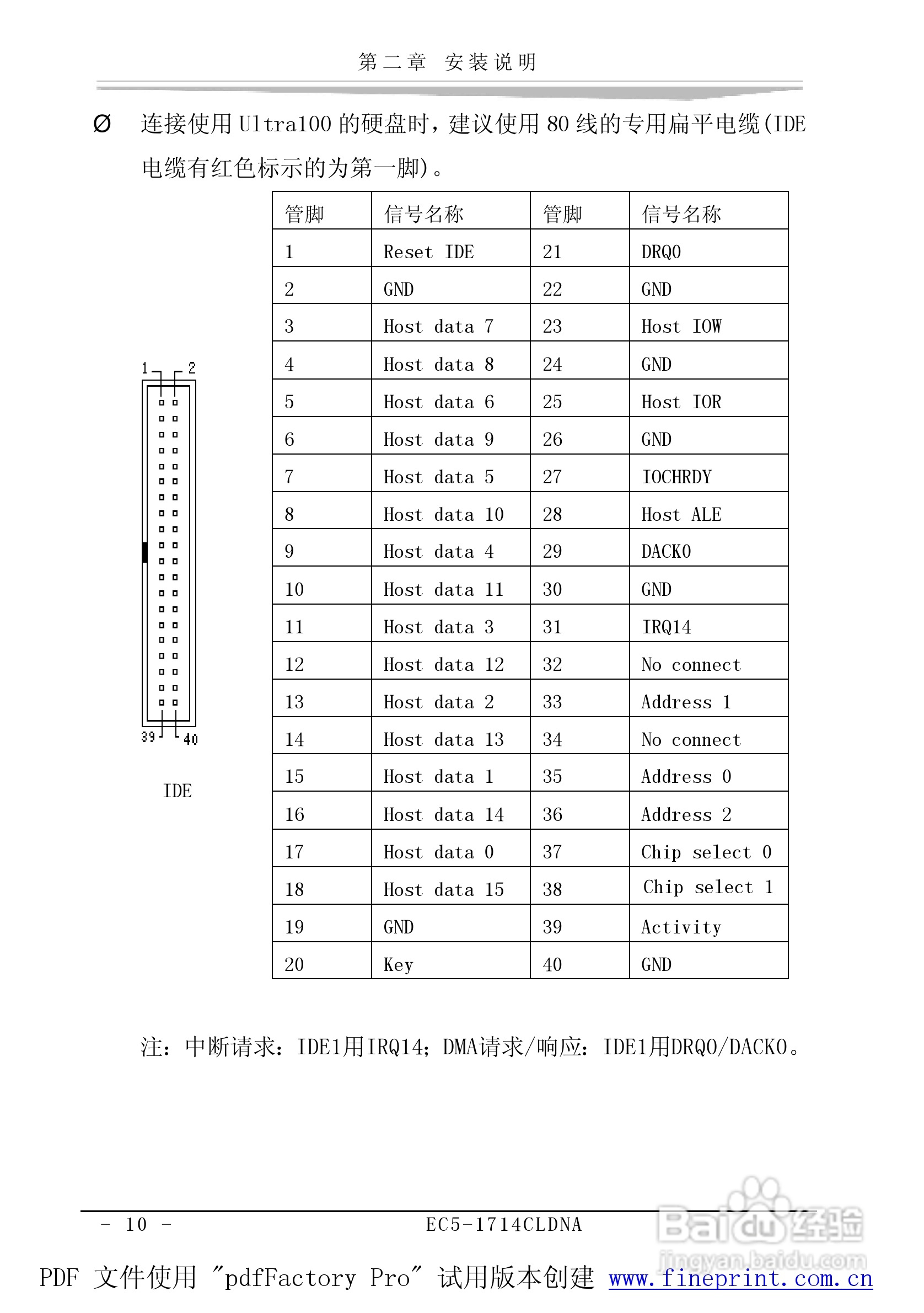 研祥EC5-1714CLDNA-A0工业级CPU板卡说明书:[2]
