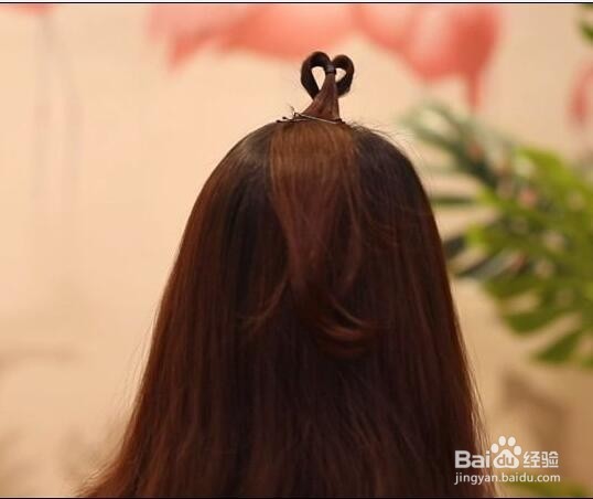 爱心苹果头怎么扎