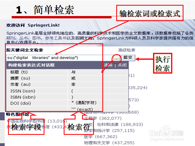Springer LINK 检索结果处理
