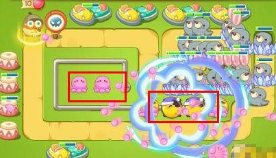 保卫萝卜3游乐场第58关金萝卜攻略