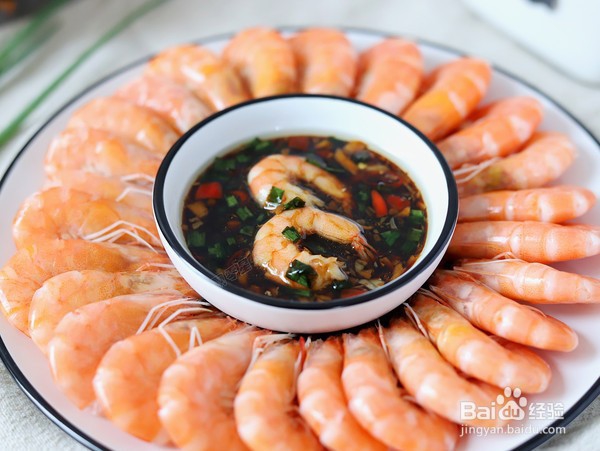 白灼虾的做法