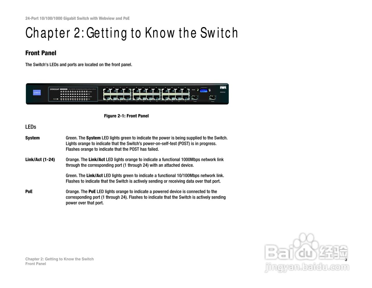 思科交换机SRW2024P型使用说明书:[2]