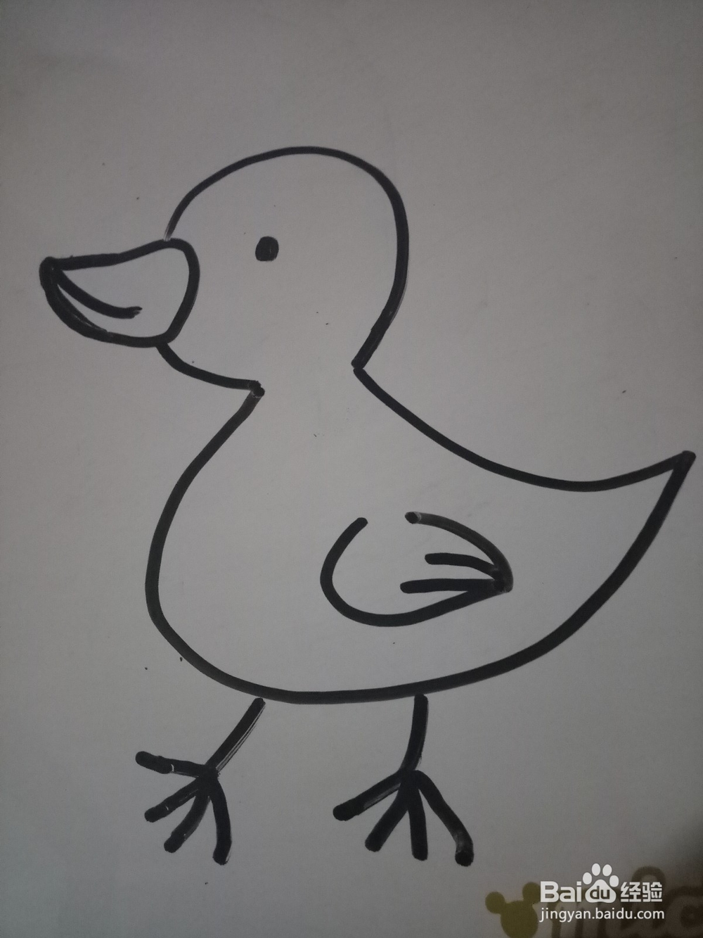 简笔画：最简单的小鸭子