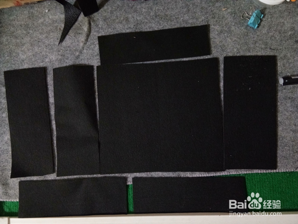 1-17手工缝制女式长款放纸币、塞卡钱包