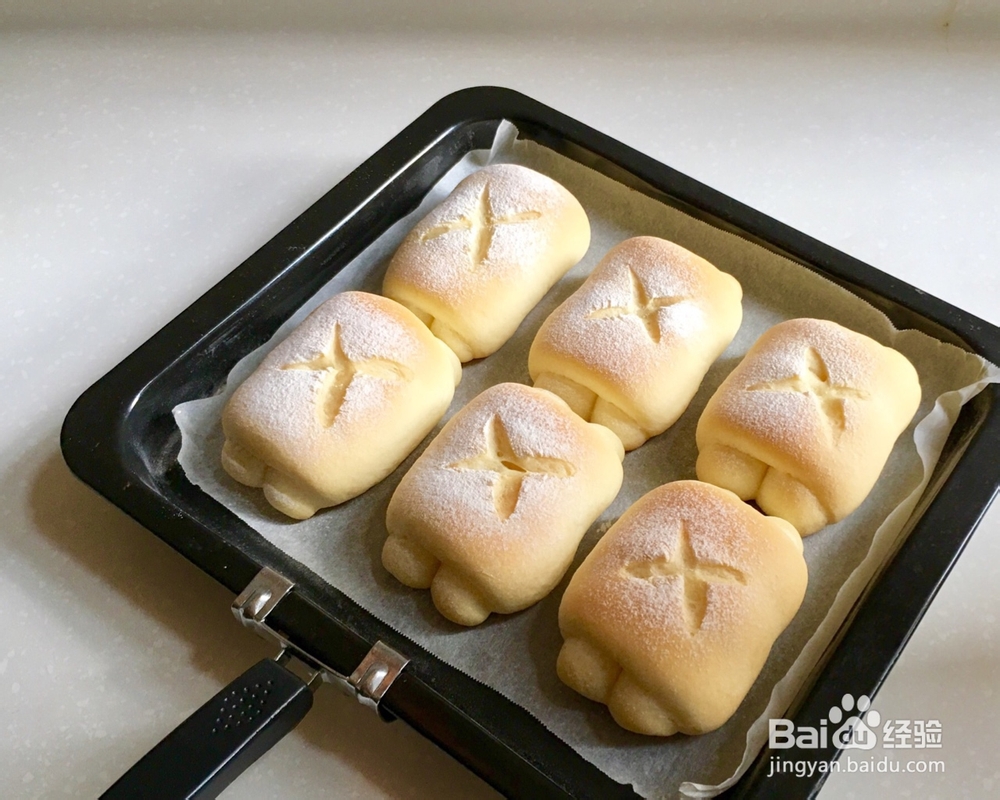 甜点牛奶软面包的教程