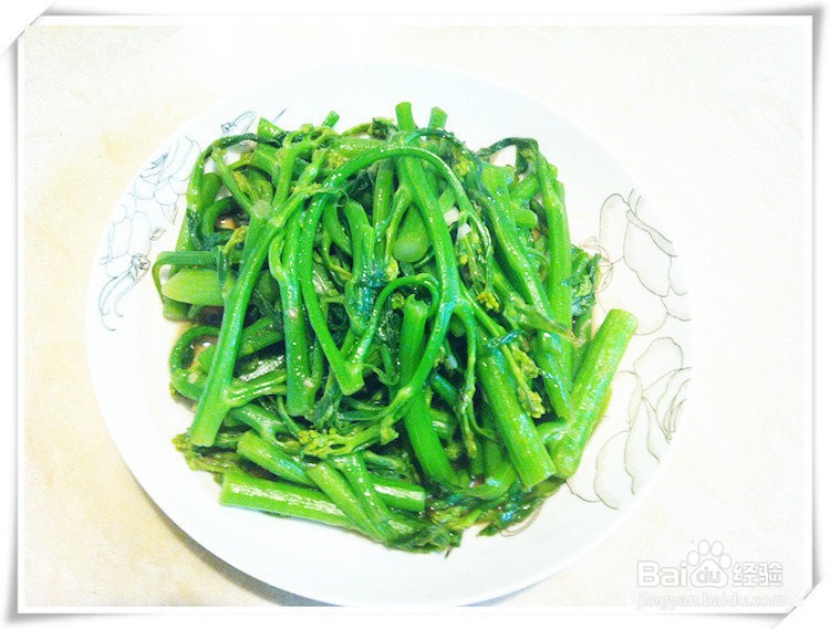 蒜蓉菜心怎么做