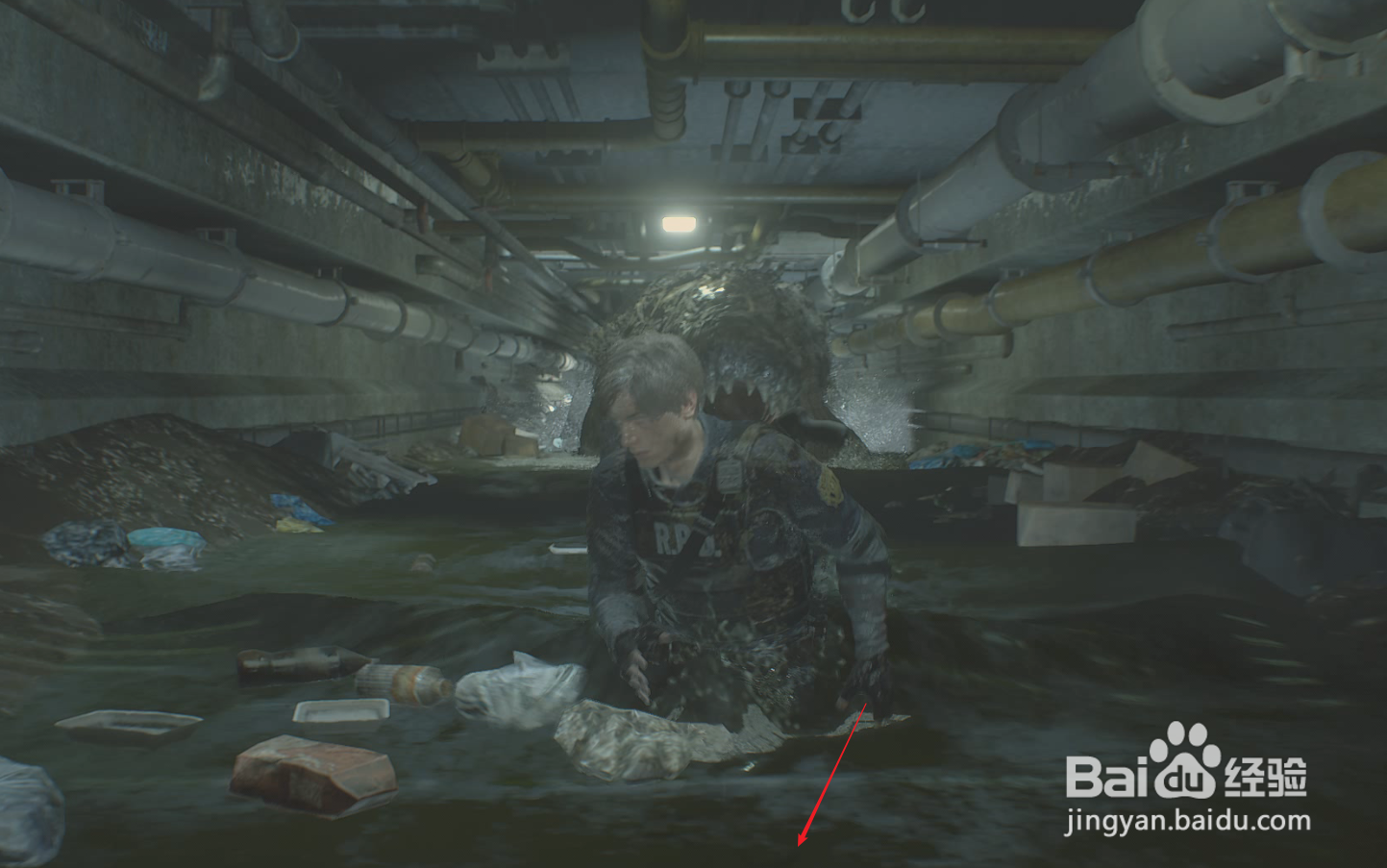 生化危机2重置版鳄鱼怎么躲