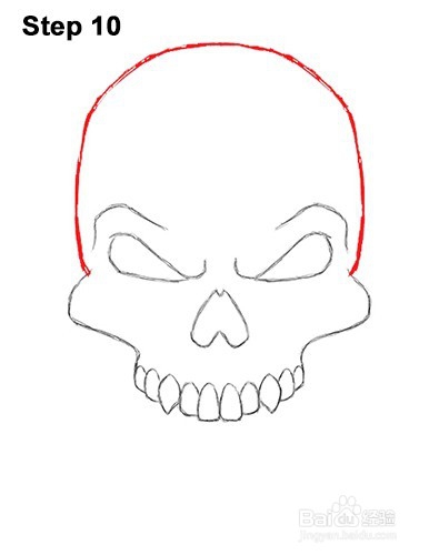 如何为万圣节画一个头骨——加菲的吃货生活