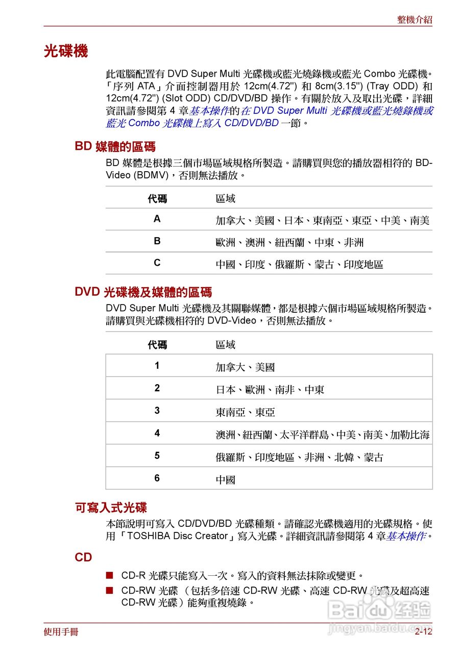 东芝Satellite A660笔记本电脑使用说明书:[6]