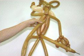 魔法气球造型系列之气球卡通狐狸(下)