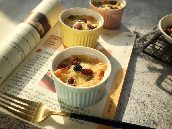 坚果芝士焗红蜜薯泥