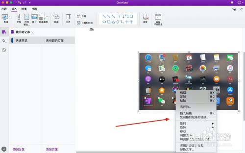 如何使用Microsoft OneNote的插入图片功能