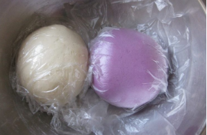 紫薯双色卷做法