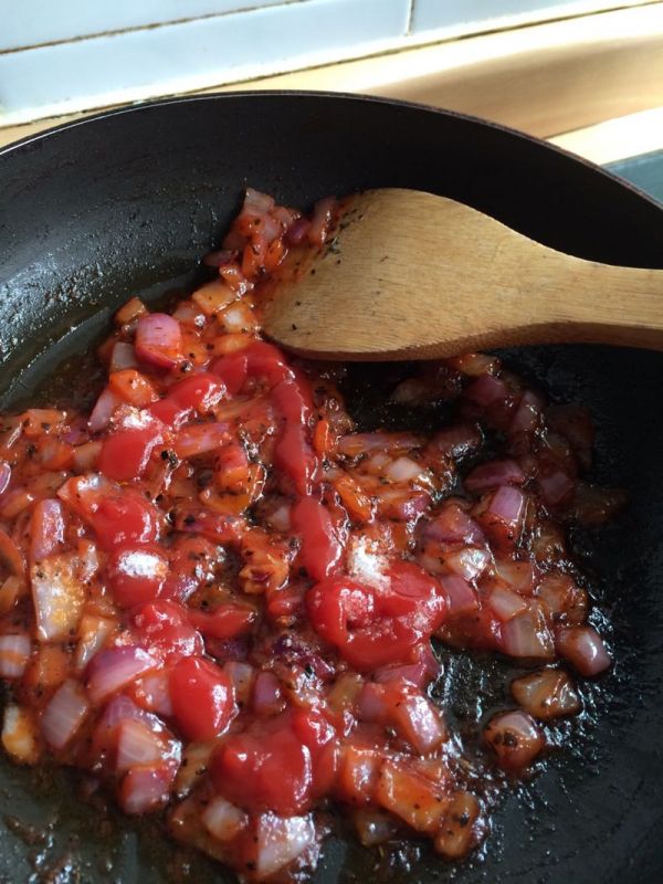 番茄罗勒意大利面