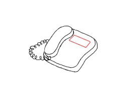 简笔画---怎么画固定电话机