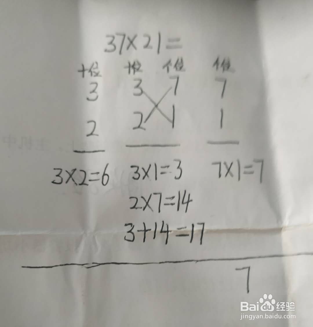 印度竖式计算方法