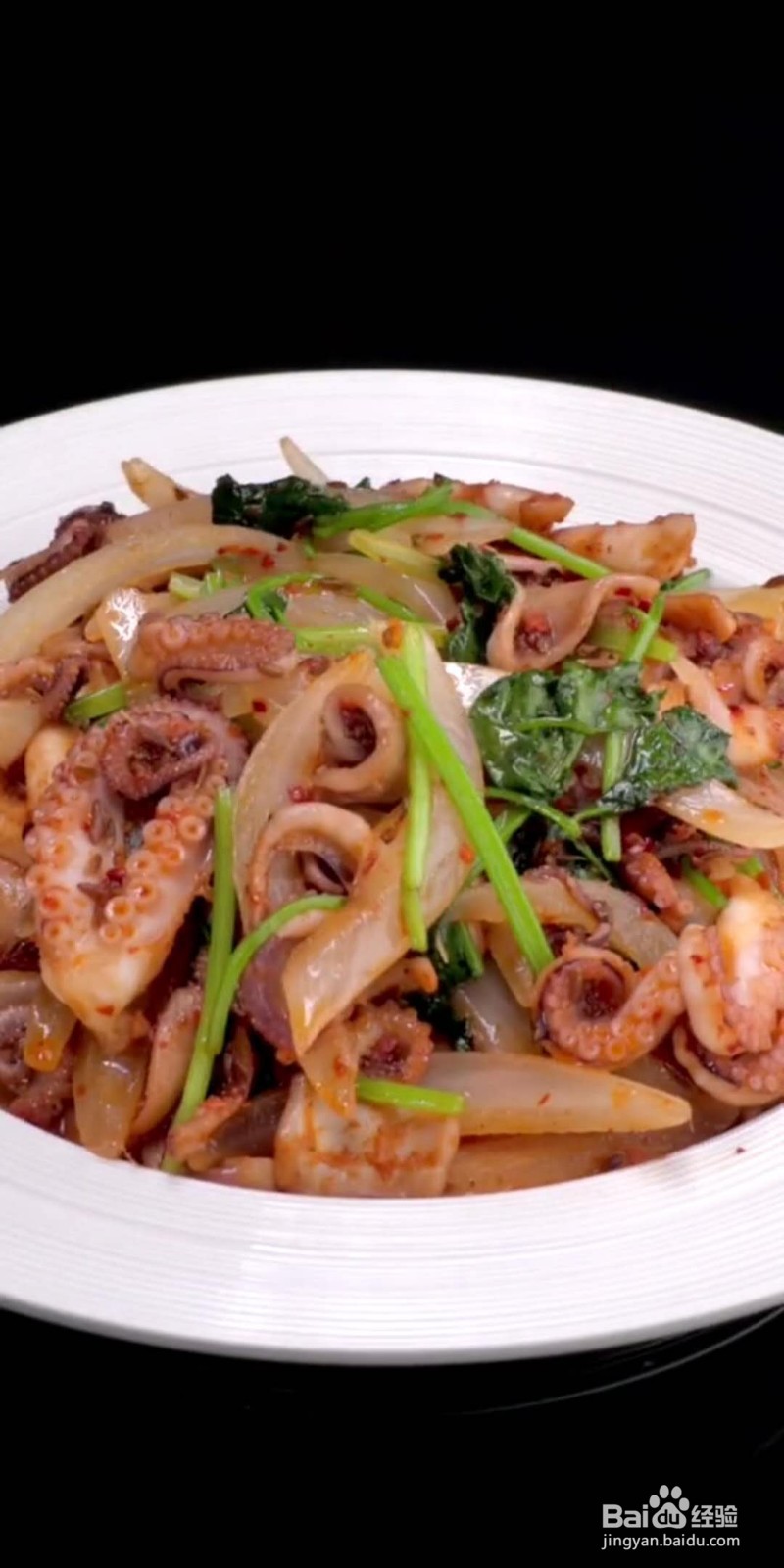 如何做美味的香辣孜然鱿鱼