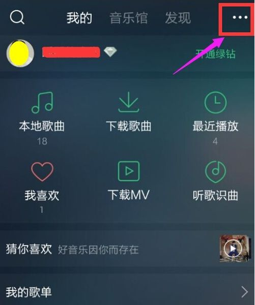 手机上QQ音乐怎么显示桌面歌词啊