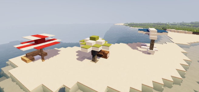 求我的世界沙滩种子，有大海的，还要平坦些的