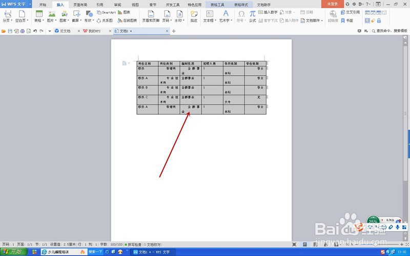 如何给word文本加上表格？