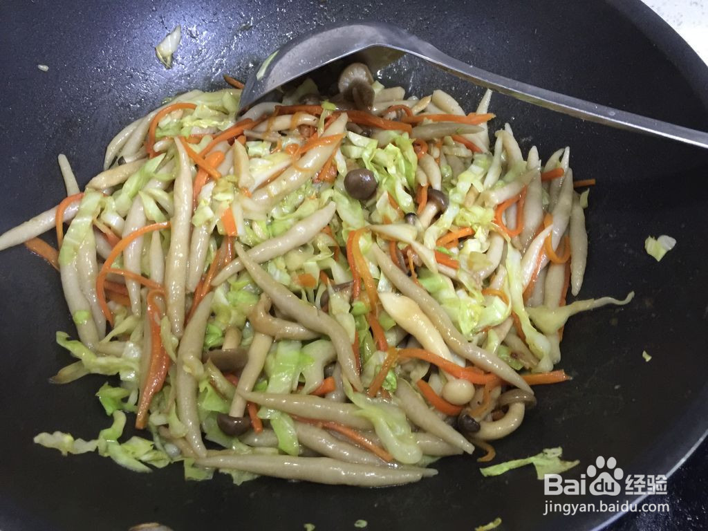 素炒莜面鱼鱼的做法