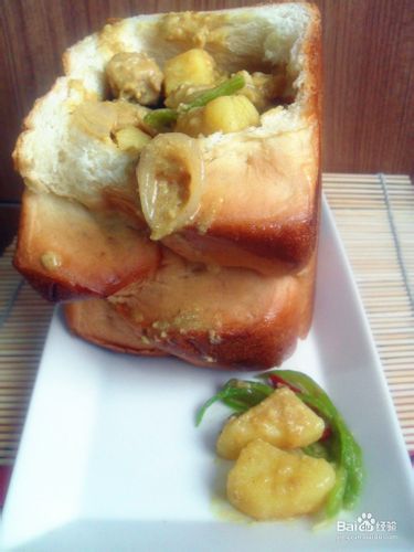 浓香十足的金包咖喱鸡