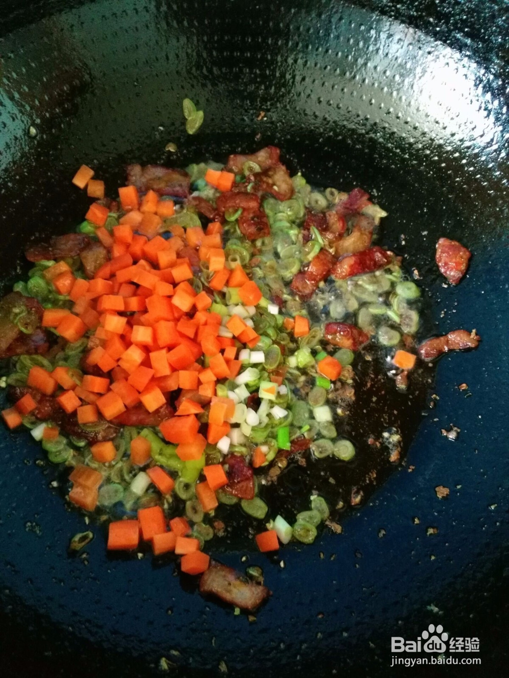 家常炒米饭的做法