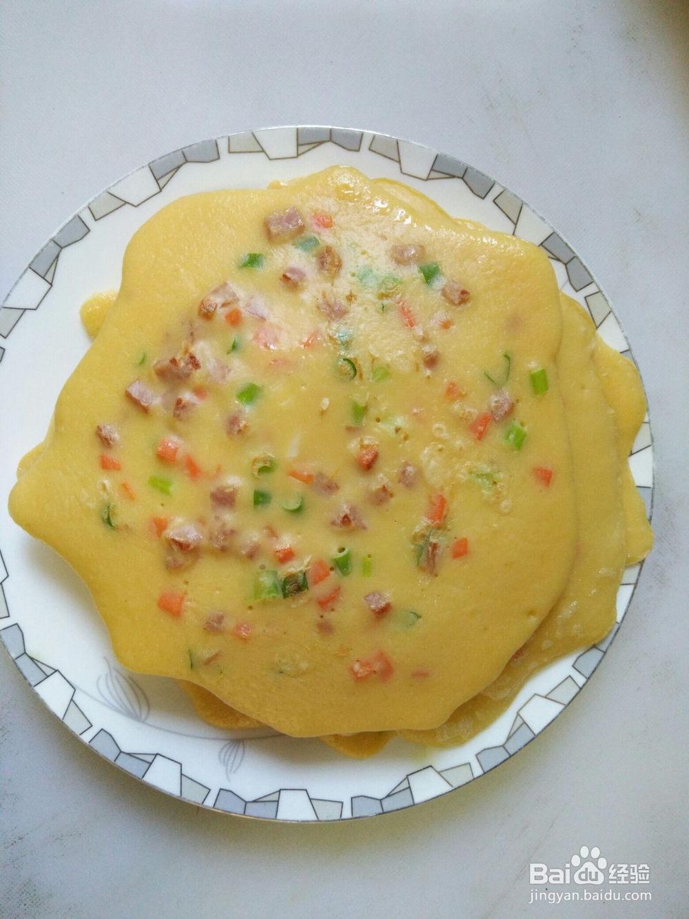 孩子们都爱的早餐煎蛋饼
