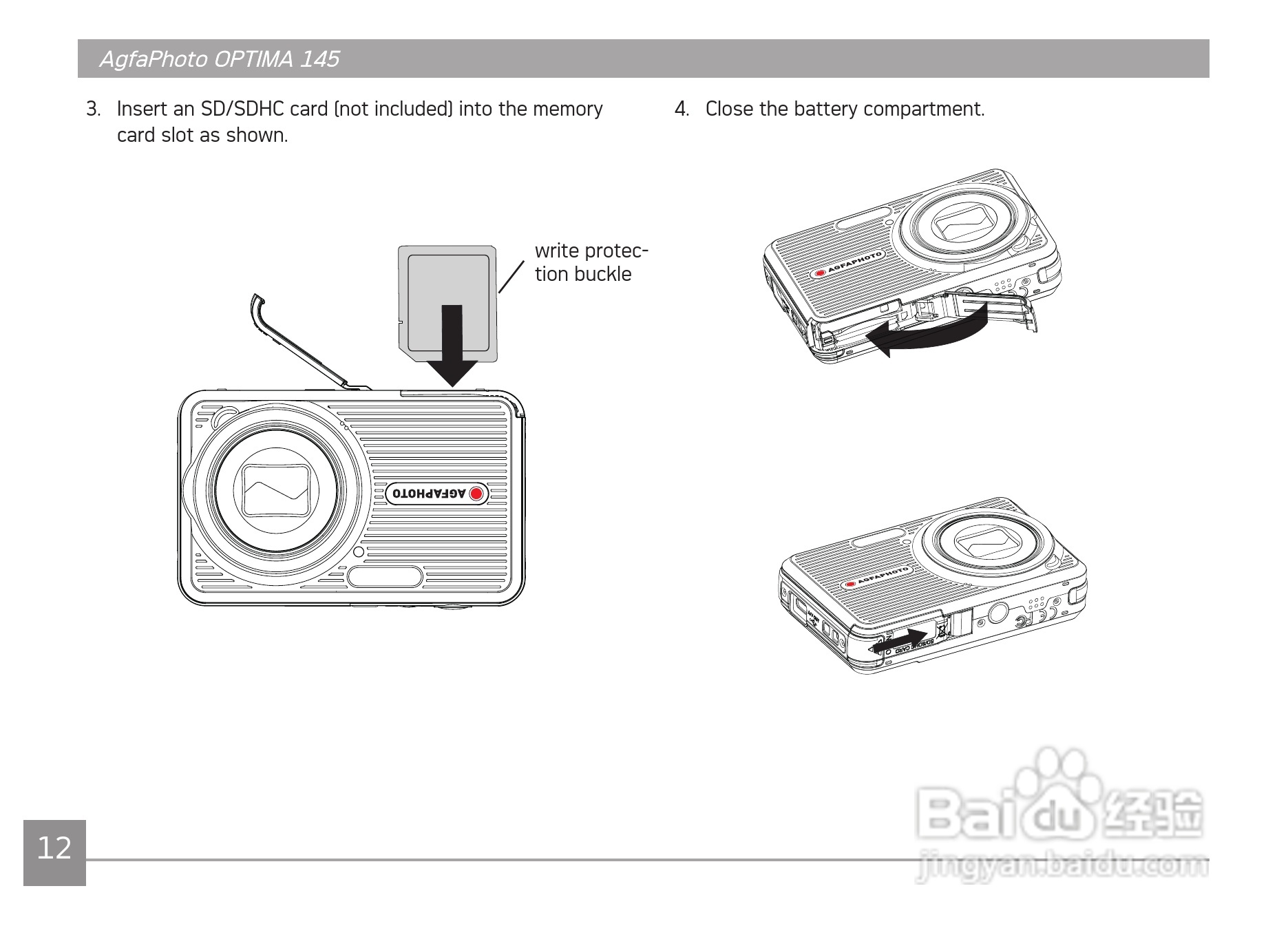 爱克发AgfaPhoto OPTIMA 145数码相机使用说明书:[2]