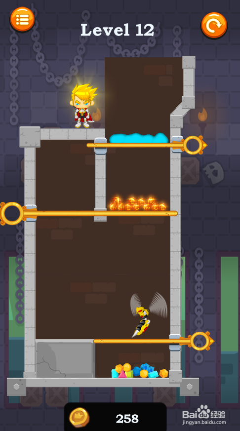 怎样通过Caio Hero Rescue的Level 12？