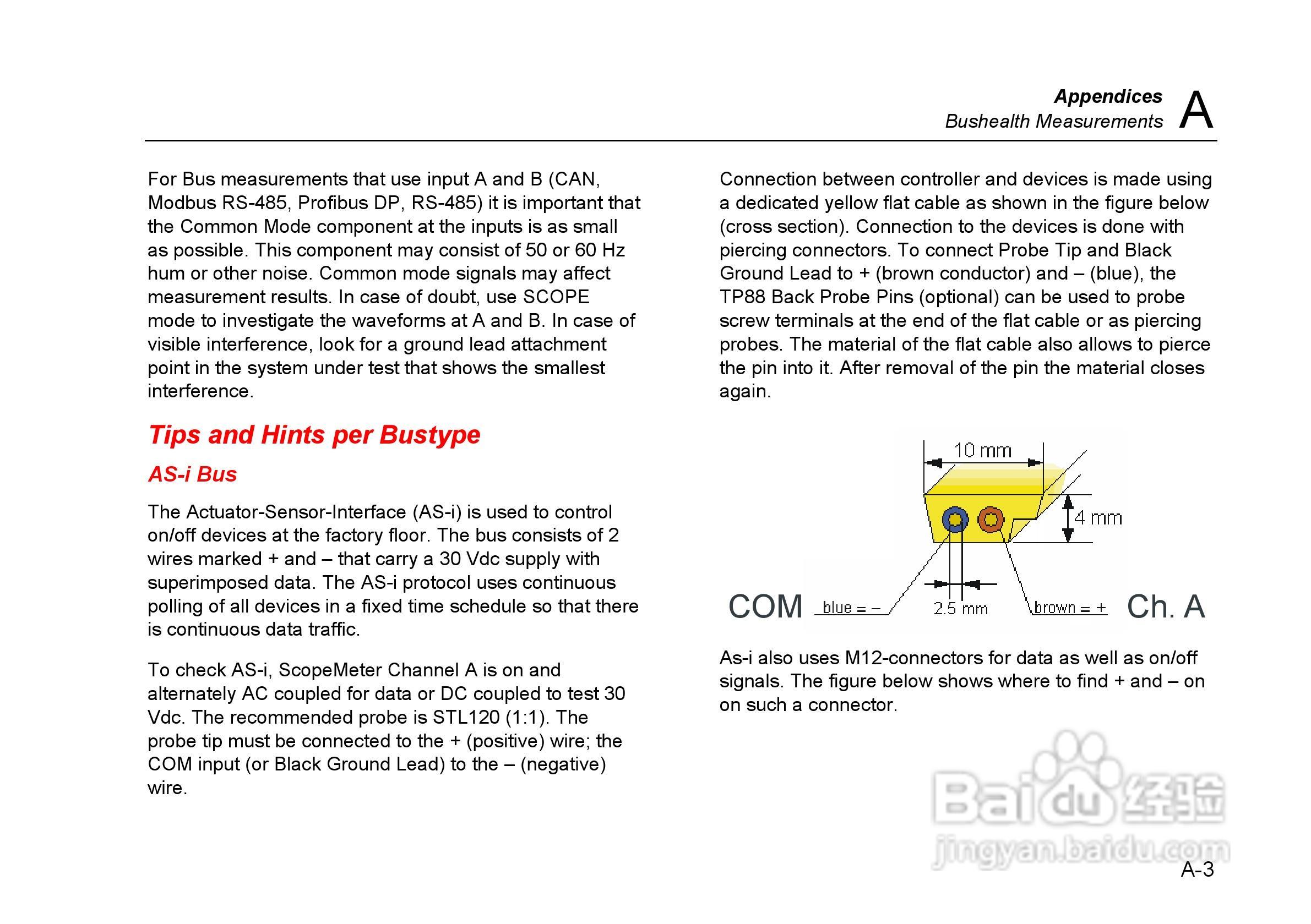 福禄克Fluke 125示波表使用说明书:[12]