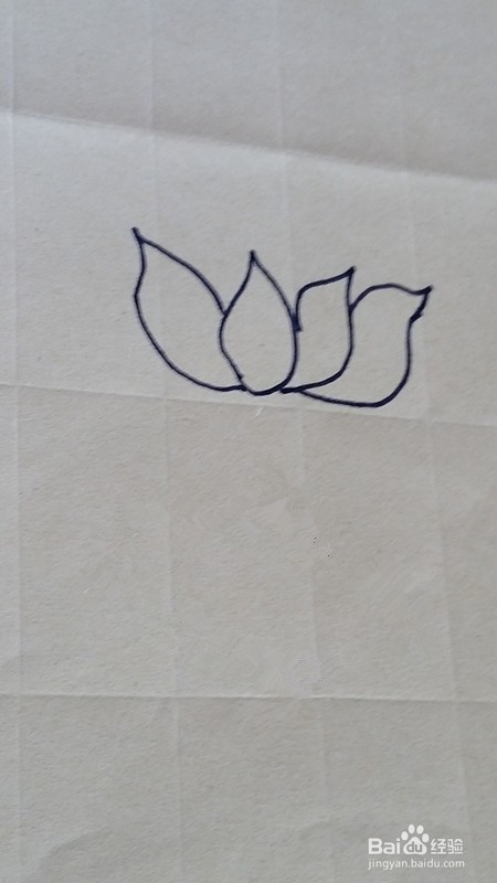 简笔画-----荷花的画法