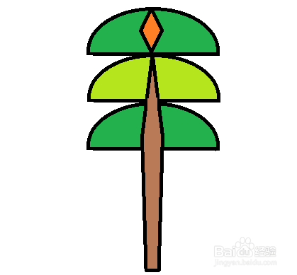 简笔画-创意小树的简笔画如何画