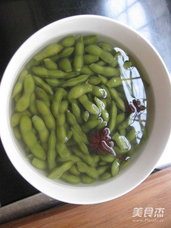凉拌毛豆的做法