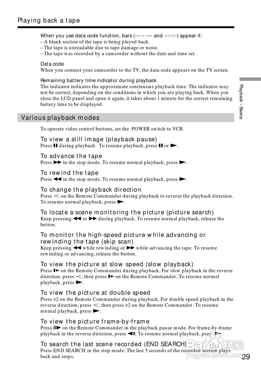 索尼DCR-TRV828数码摄像机说明书:[3]