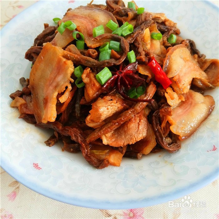 腊肉炖干豆角的做法