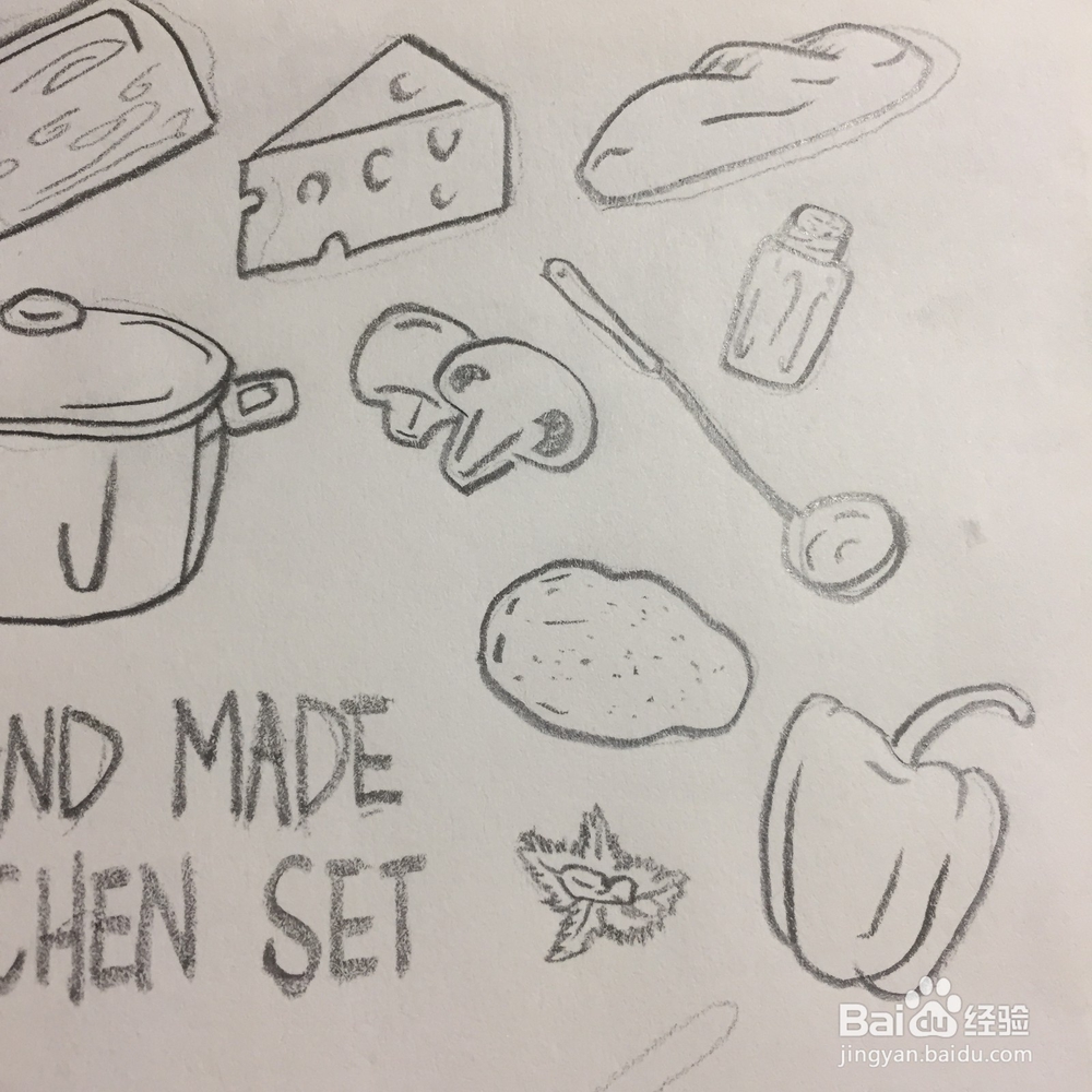 日系饭店的厨房装饰画怎么画?