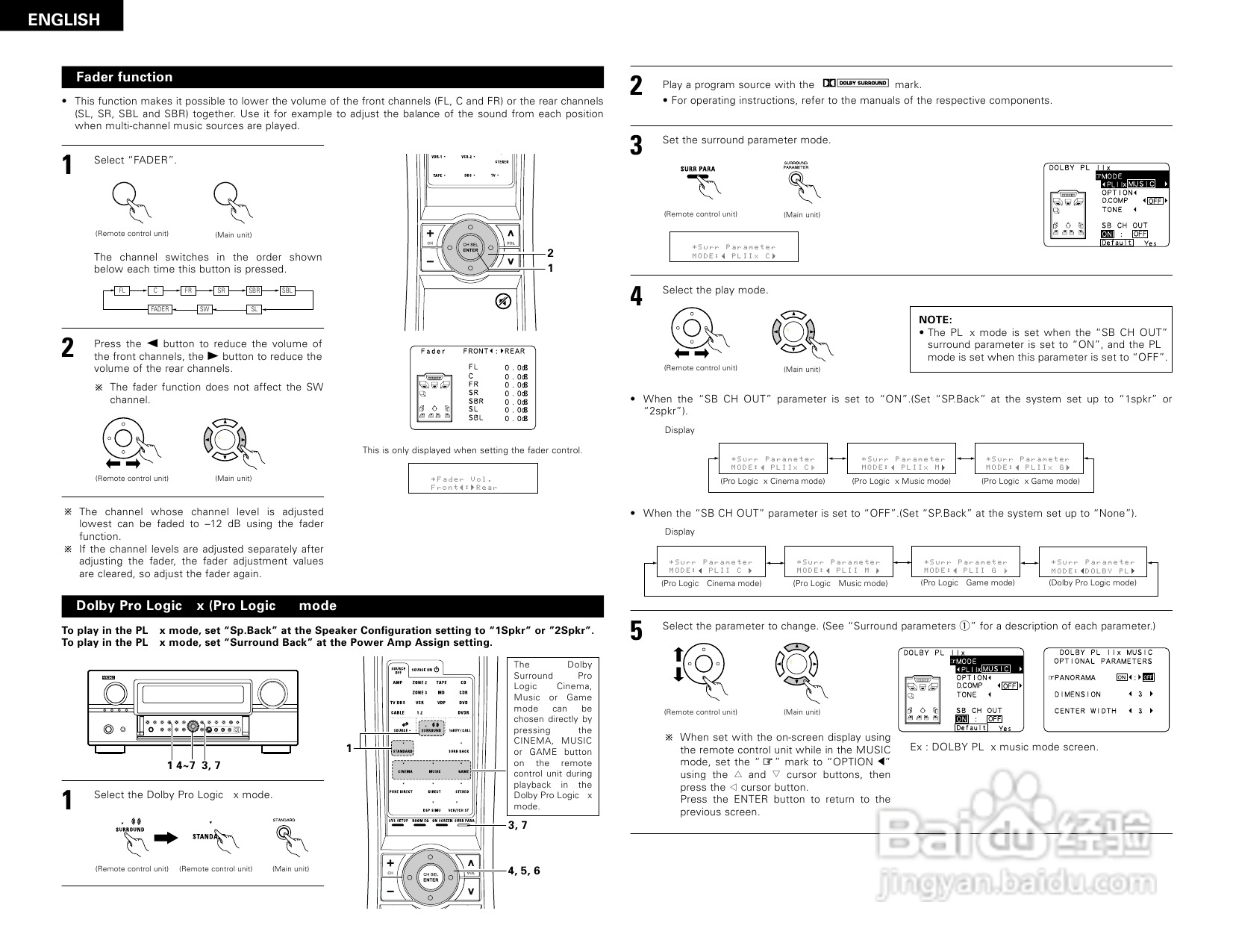 DENON AVR-3805收音环绕扩音机操作说明书:[3]