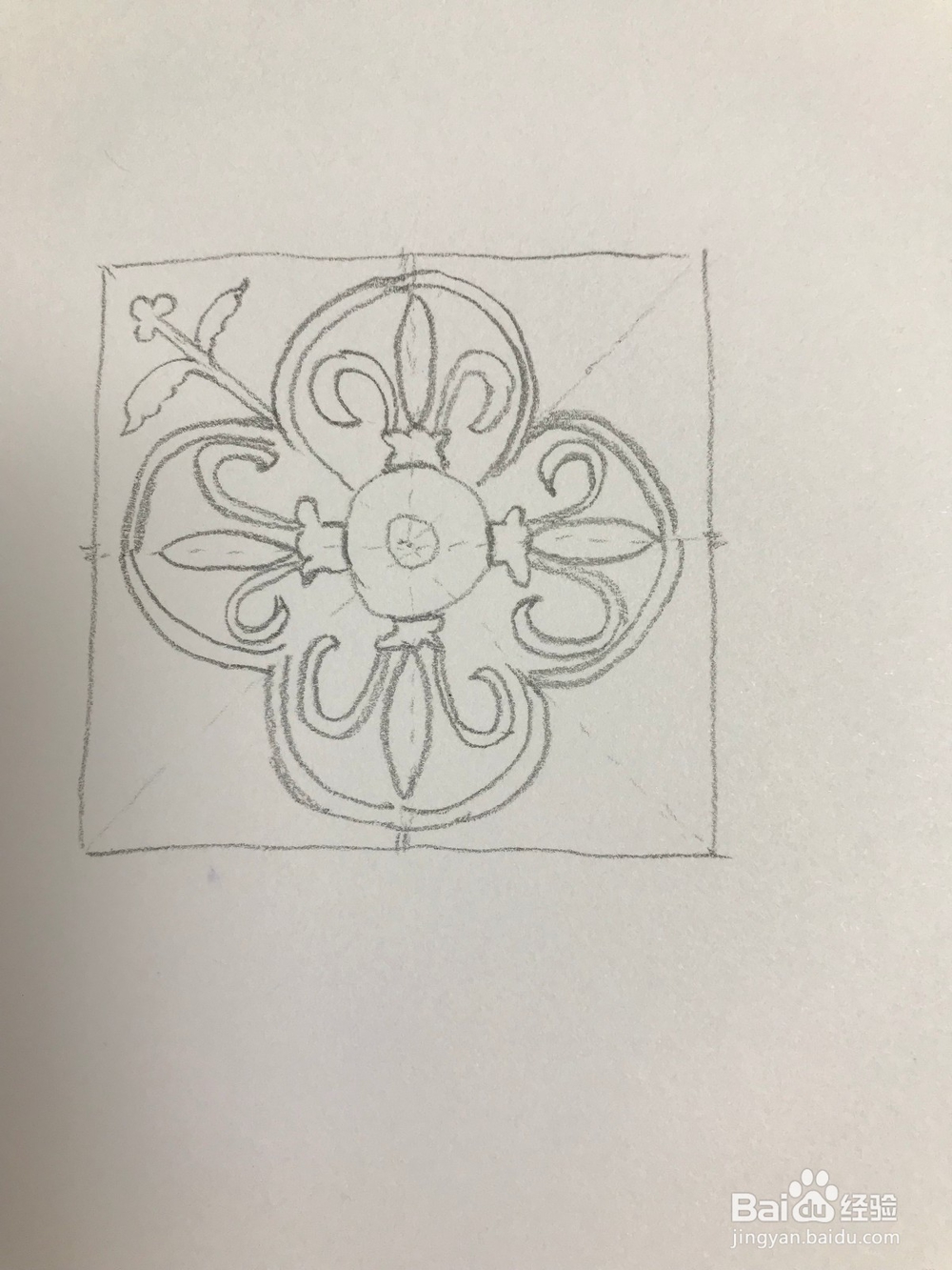 画一块简易瓷砖
